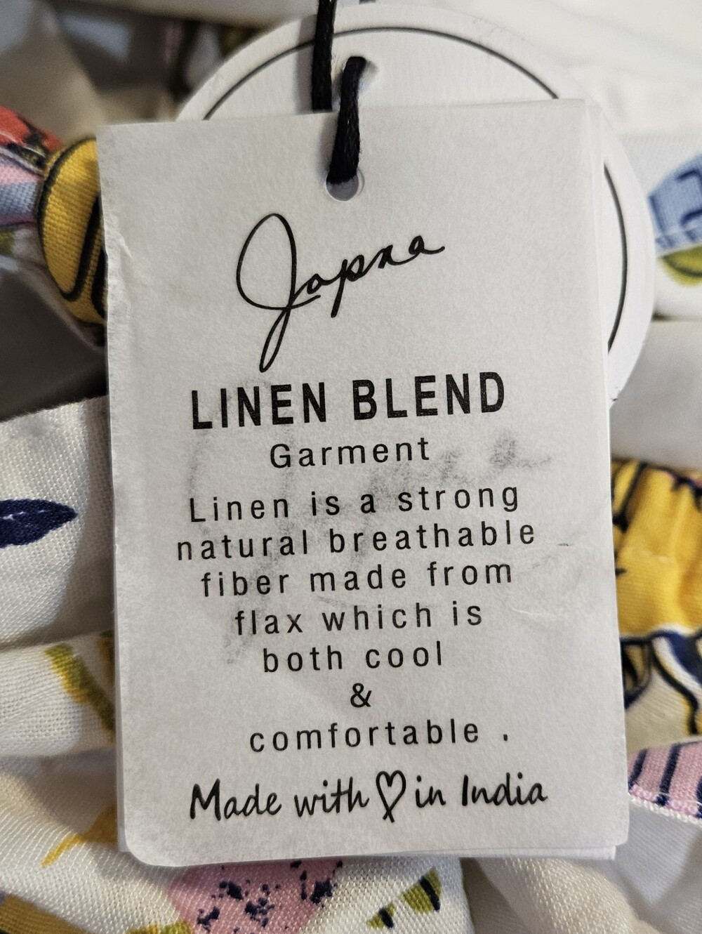 NWT | Japna Sun & Coastal Italy Print Maxi Linen Blen Dress | XL - Picture 4 of 8